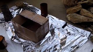 DIY Custom Bushcraft  Survival Tyvek All Weather Shelter Part 1 [upl. by Havot527]