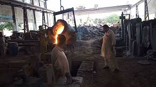 steelindustry ingots Making of Steel Ingots in ingot mould [upl. by Arymat307]