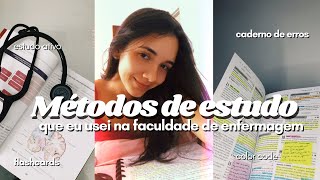 Métodos de Estudo para a faculdade APRENDA a aprender [upl. by Arodal]