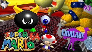 LETS AGO straight into the fires of eternity  Super Mario 64 3 Nintendo 64 [upl. by Aonian]