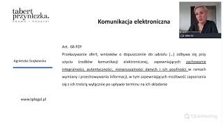 Elektronizacja dla Wykonawców  składanie dokumentów elektronicznych nowe Zamówienia Publiczne 2021 [upl. by Attennek]