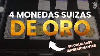 4 RARÍSIMAS MONEDAS SUIZAS DE ORO  SINCONA [upl. by Yun]