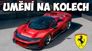 FERRARI F80 NAŽIVO Technika z Le Mans a Dechberoucí Křivky [upl. by Amlev]