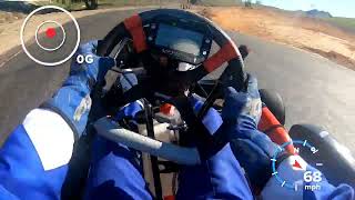 Driver POV Factory Kart IAME 175cc Shifter Kart Test Session Adams Motorsports Park [upl. by Rehtul]