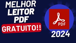 COMO INSTALAR O MELHOR LEITOR DE PDF GRATUITO EM 2024 [upl. by Nelrsa]