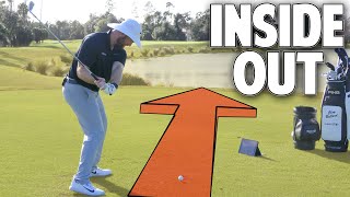 Golf Swing Inside Out Drills  Its Easy And It Works [upl. by Russell]