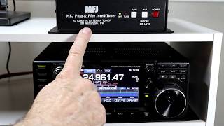 Icom IC7300 A to Z 41 Using an External Antenna Tuner [upl. by Atneuqal267]