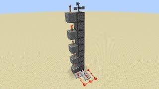 MINECRAFT 115 SIMPLE DROPPER ELEVATOR [upl. by Dira888]