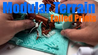 Modular Terrain  Failed Prints [upl. by Atiker]