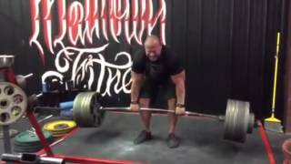 620lbs beltless deadlift hitched [upl. by Assirak722]