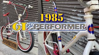 1985 GT PRO PERFORMER OLD SCHOOL BMX BUILD  HARVESTER BIKES [upl. by Carlee]