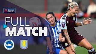 Full Match Brighton amp Hove Albion v Aston Villa  Barclays WSL 202425 [upl. by Bodwell]