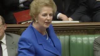 quotNo No Noquot  Thatchers attack on EU power grab [upl. by Yuk146]