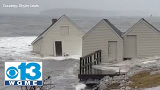 Iconic South Portland fishing shacks to be rebuilt after historic storm washed them away [upl. by Ariom605]