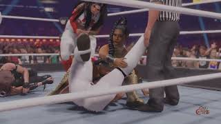 WWE 2K24 BLOODLINE VS SKY PIRATES VS BELLAS VS BIG 2 [upl. by Johnsson]