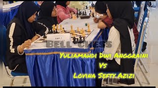 Yuliamahdi blitar vs Lovina Malang ll UNIOR CHESS COMPETITION [upl. by Mcfarland]