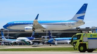 RASANTE AEROLÍNEAS ARGENTINAS LVFUC BOEING 7378HSWL en Aeroparque Jorge Newbery [upl. by Gilly12]