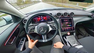 2023 Mercedes Benz c class c220d T  pov test drive mercedes benz mercedesbenz [upl. by Ran492]