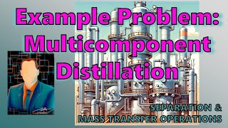 102 Multicomponent Distillation Example Problem [upl. by Zielsdorf]