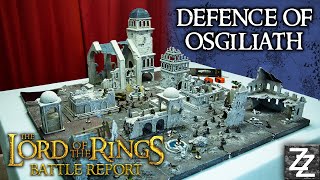 The Defence of Osgiliath BATTLE REPORT  Gondor at War Campaign Ep 1 [upl. by Rorke]