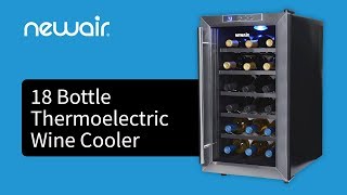 18 Bottle Thermoelectric Wine Cooler  NewAir AW181E [upl. by Fernande]