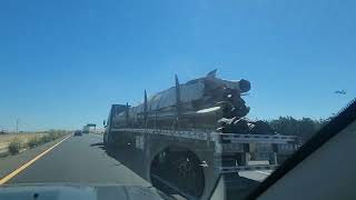 Nearly 40 year old Tehachapi Pass wind farm and its waste being shipping truck [upl. by Combs236]