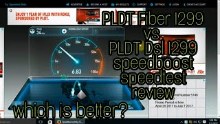 PLDT fiber plan 1299 vs PLDT DSL plan 1299 with speedboost speedtest review [upl. by Auqinahc]