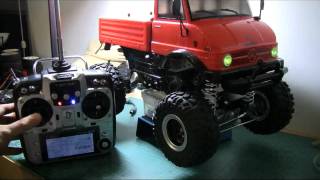 Tamiya CR01 Unimog with Sound Part 1 [upl. by Vlad]