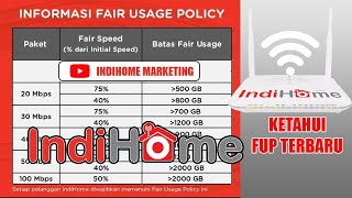 FUP INDIHOME 2022 Low FUP Medium FUP high FUP cara mengetahui FUP Paket Indihome [upl. by Ayirp]