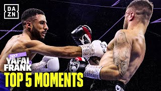 Stunning First Round KO Top 5 Moments From Galal Yafai vs Tommy Frank [upl. by Rehpotsirh]