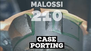 vespa malossi 210 CASE PORTING  FMPSolid PASSion [upl. by Anire510]