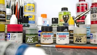 Best Paints My Thoughts On Modelling Paints Thinners And Primers [upl. by Furlani347]