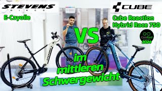 🔴Cube Reaction Hybrid Race vs Stevens ECayolle 2024 Test  Vergleich  EBike [upl. by Odirfliw]