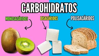 Qué son 🍔 CARBOHIDRATOS 🍞 simples complejos ejemplos funciones azúcares metabolismo buenos [upl. by Rodolfo295]