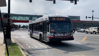 CTA 2019 8338 amp 2014 7901 NovaBus LFS on Route 100 Jeffery Manor Express [upl. by Crenshaw687]