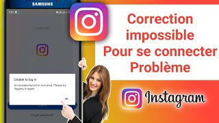 Problème de connexion Instagram impossible 2024 [upl. by Ahsilaf]