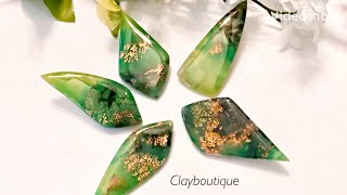 Polymer Clay Faux Native Copper Chrysocolla [upl. by Linette]