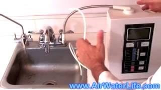 Water Ionizer  Aqua Ionizer Deluxe 70 Install and Review [upl. by Paza]