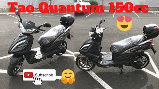 TaoTao Quantum Titan 150 Scooter Review In Black [upl. by Alleul]