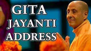 GITA JAYANTI ADDRESS  HH RADHANATH SWAMI [upl. by Ahcsap]