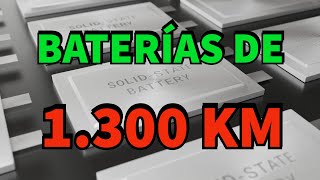 ¡BATERÍAS de 1300 km de AUTONOMÍA COCHES ELÉCTRICOS Batería ESTADO SÓLIDO COCHE ELÉCTRICO MOTORK [upl. by Arym]