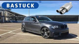 BMW E87  120i  BASTUCK EXHAUST  ESD  VSD ERSATZROHR  RAW Full HD [upl. by Nylazor]