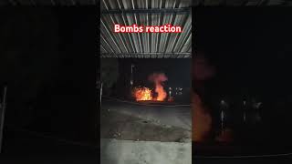 Bomb reaction  viral Com dj bomb bombs youtubeshorts bhojpuri song [upl. by Meggs]