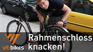 Rahmenschloss knackbar  vitbikesTV 140 [upl. by Aratahc877]