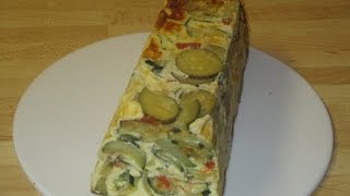 Recette de la terrine aux courgettes tomates et parmesan  Recette Facile [upl. by Navert14]