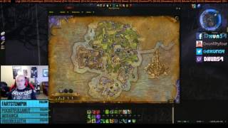 DXUN54 WoW  Legion Best Farming Spot Aethril  Mining combo [upl. by Annim282]