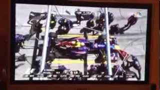 Fastest pitstop F1 RedBull Mark Webber 19 Seconds 18112013 [upl. by Enaile707]