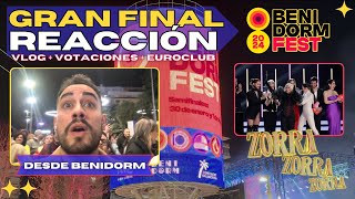 ASÍ se VIVIÓ en las CALLES de BENIDORM la VICTORIA de NEBULOSSA y ZORRA 🦊 en el BENIDORM FEST 2024 [upl. by Citron]