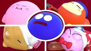 Kirby Star Allies  All The Ultimate Choice Game Over Screens DLC Included [upl. by Sigismund]