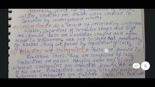 Depositional landforms by groundwater BGYCT131 Geology BSCG IGNOU [upl. by Drofiar226]